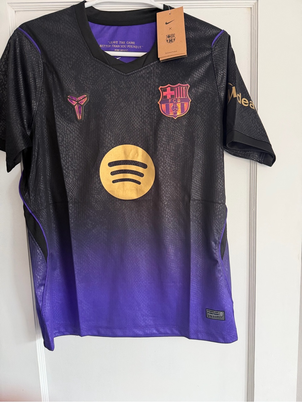 FC Barcelona Black & Purple Gradient Jersey